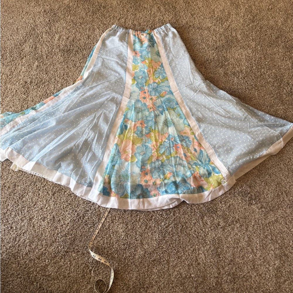 Floral Patterned Women's Skirt